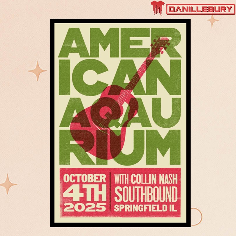 American Aquarium Oct 4 2025 Springfield IL Event Poster