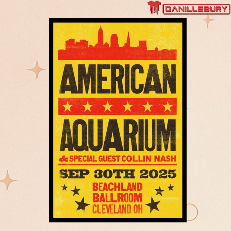 American Aquarium Sept 30 2025 Cleveland OH Poster