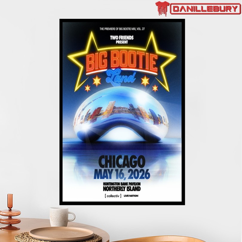 Big Bootie Land Huntington Bank Pavilion Chicago May 16 2026 Poster - Image 2