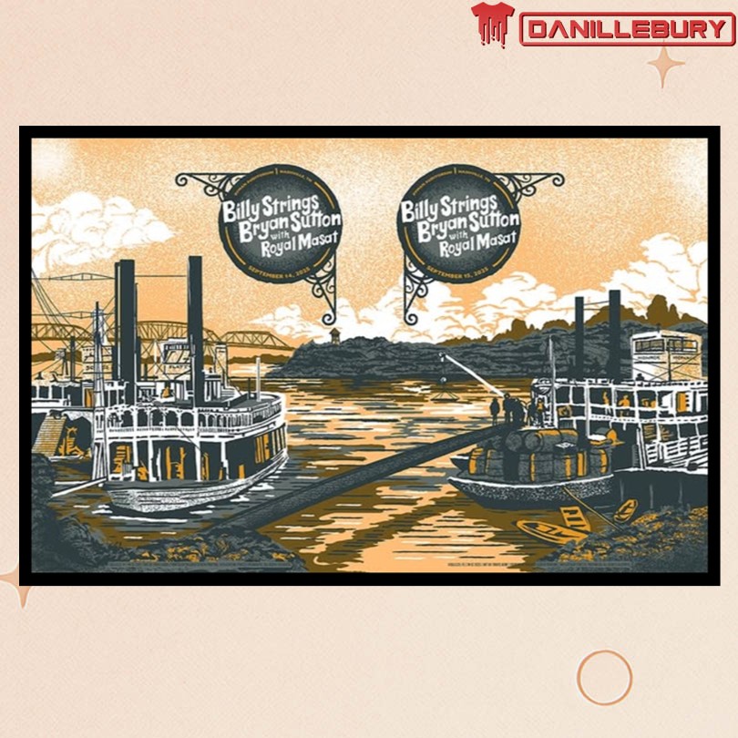 Billy Strings Tour Nashville TN 2025 Poster
