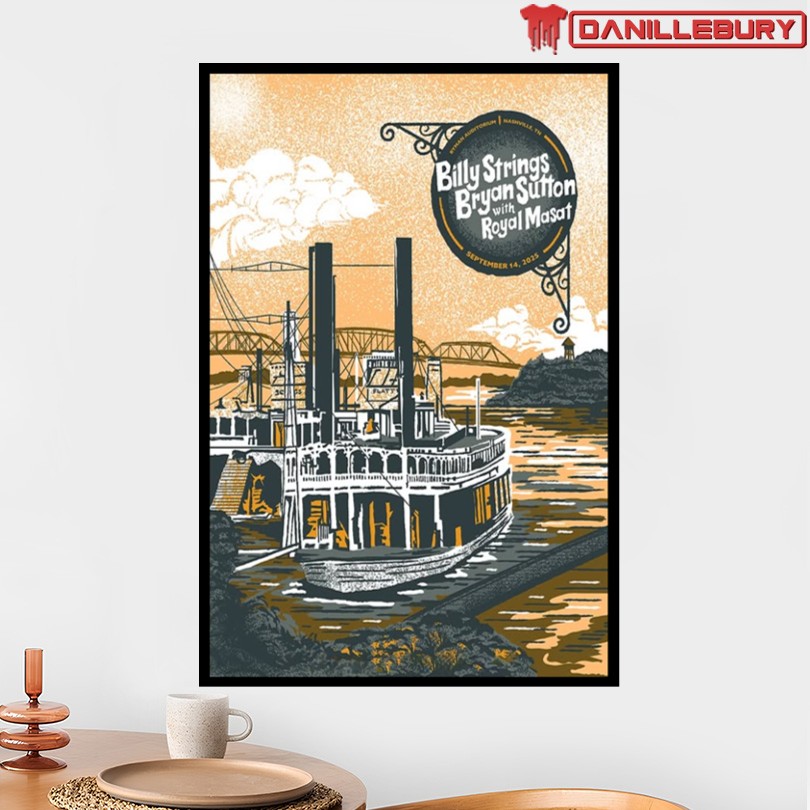Billy Strings With Royal Masat Sept 14 2025 Nashville TN Poster - Image 2