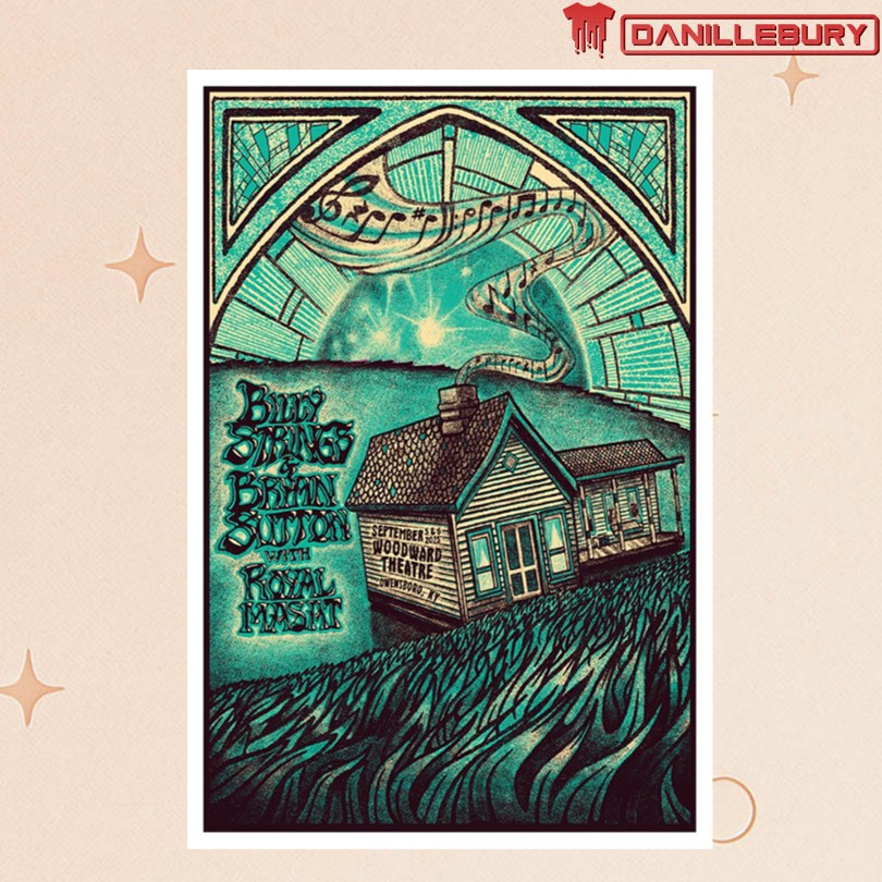 Billy Strings Woodward Theatre Sept 5 6 2025 Owensboro KY Tour Poster