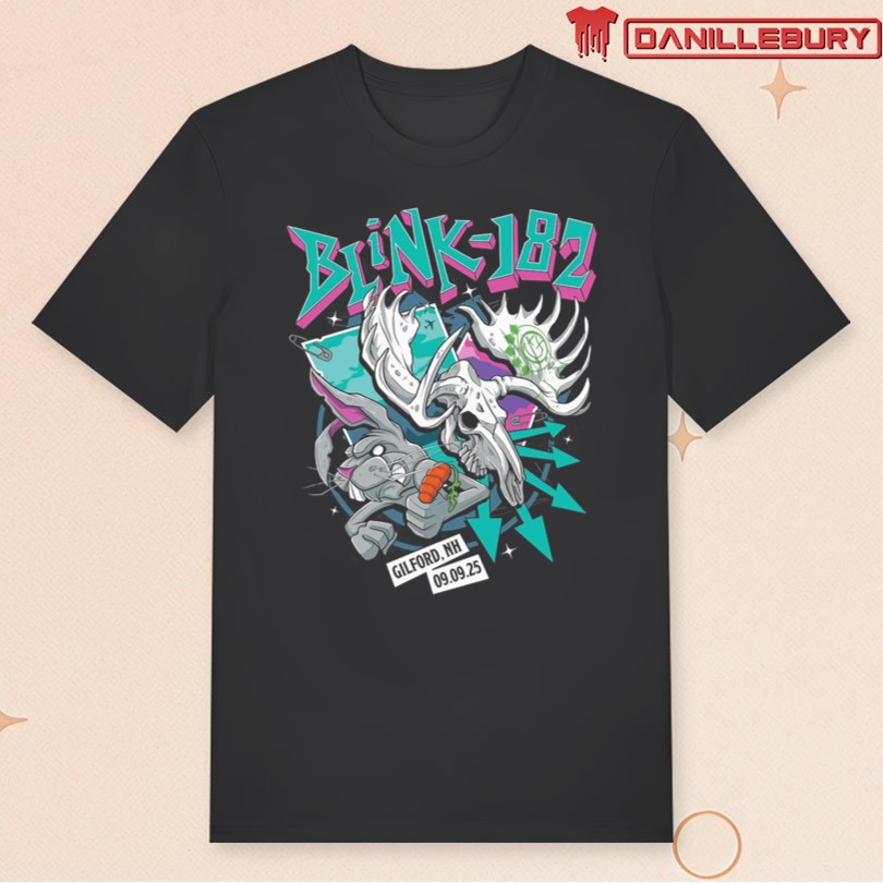 Blink-182 BankNH Pavilion Gilford NH Sept 9 2025 Shirt