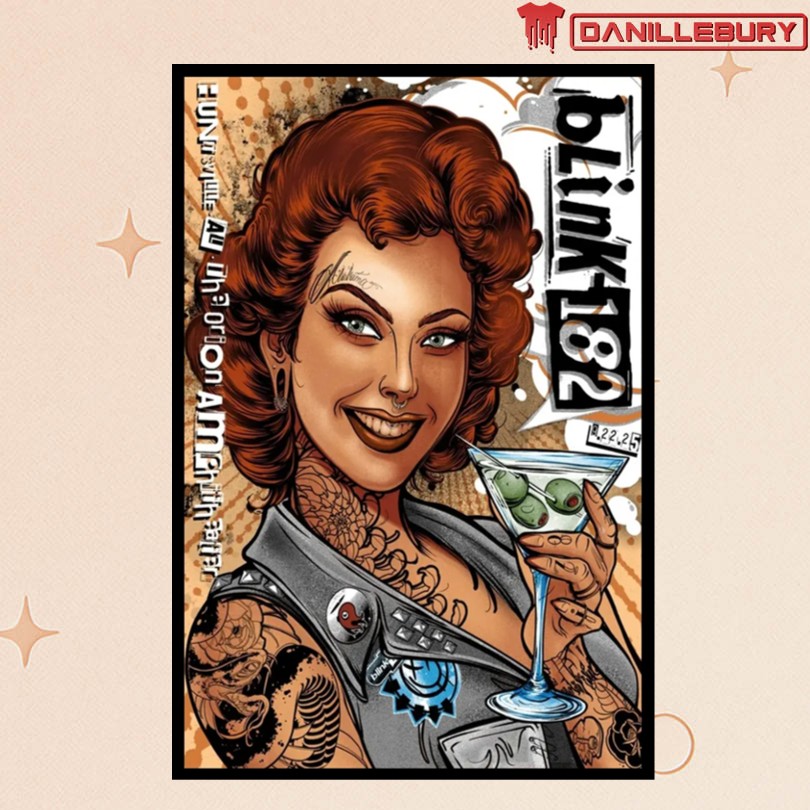 Blink-182 Huntsville September 22 2025 Poster
