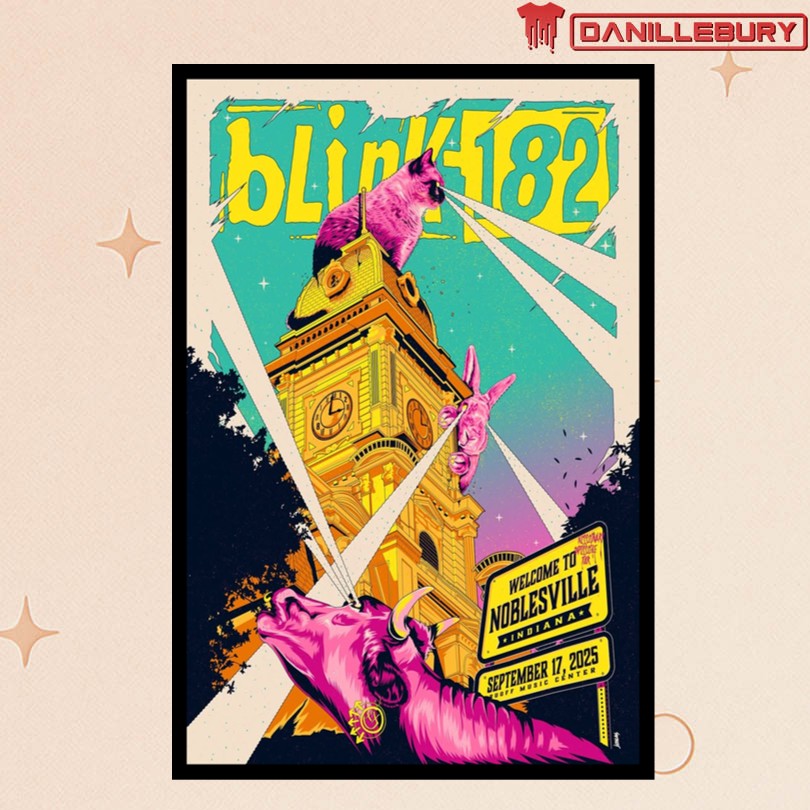 Blink-182 Ruoff Noblesville Indiana Poster