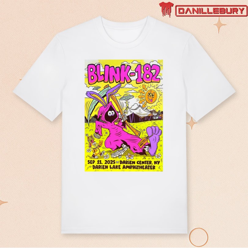 Blink-182 Sep 11 2025 Darien Lake Performing Arts Center T-Shirt