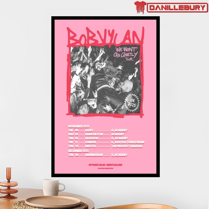 Bob Vylan Tour UK Nov & Dec 2025 Poster - Image 2