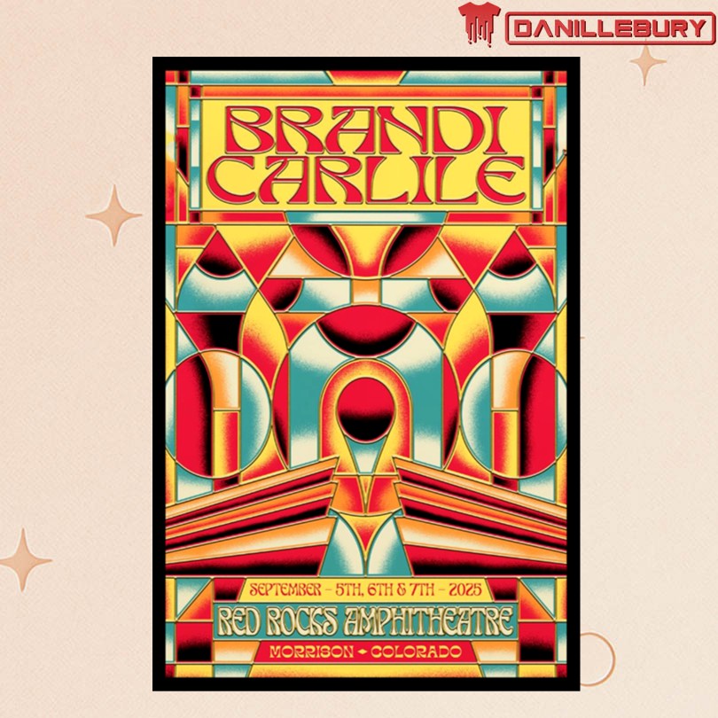 Brandi Carlile Sept 5 6 7 2025 Red Rock Morrison CO Tour Poster