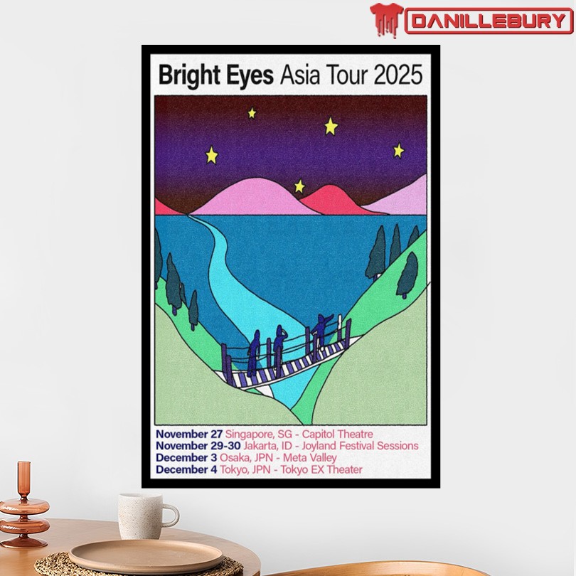 Bright Eyes Asia Concert Tour 2025 Poster - Image 2
