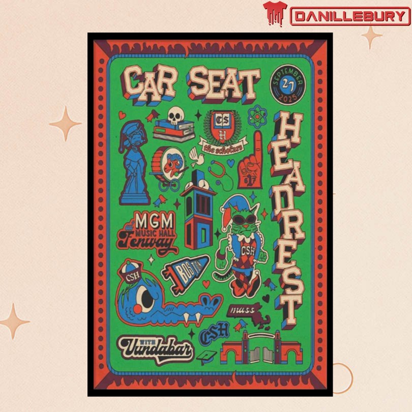 Car Seat Headrest Sept 27 2025 Boston MA Poster