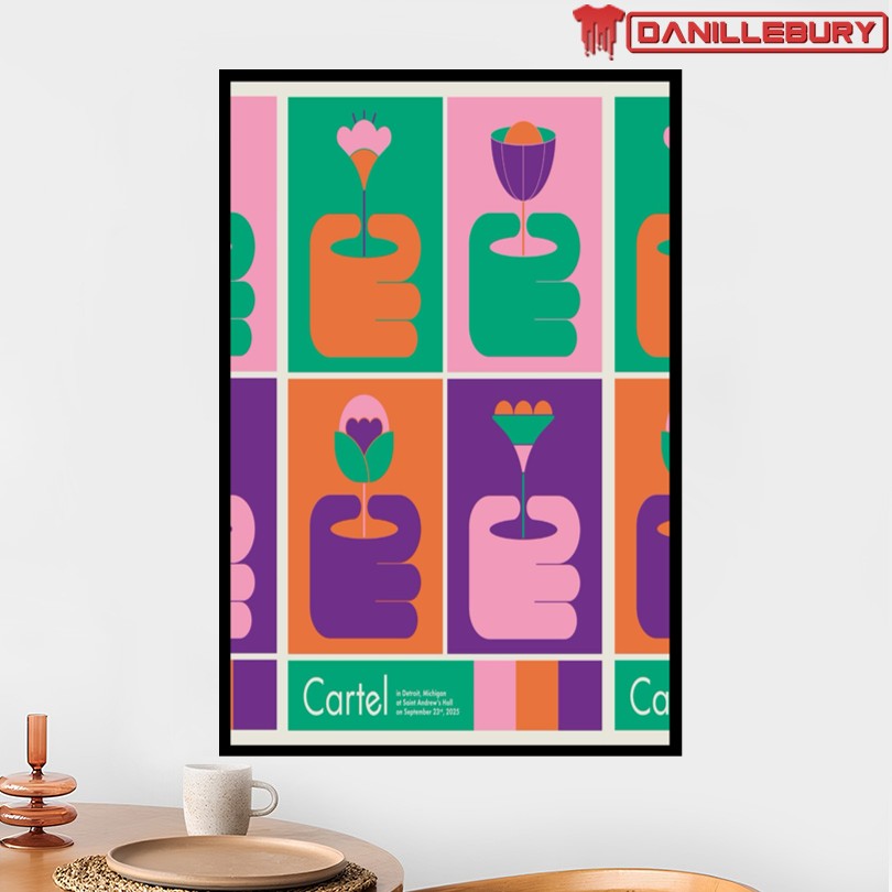 Cartel Saint Andrews Hall Show 2025 Poster - Image 2