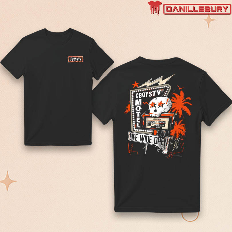 CBoysTV Life Wide Open Motel CBTV Tee
