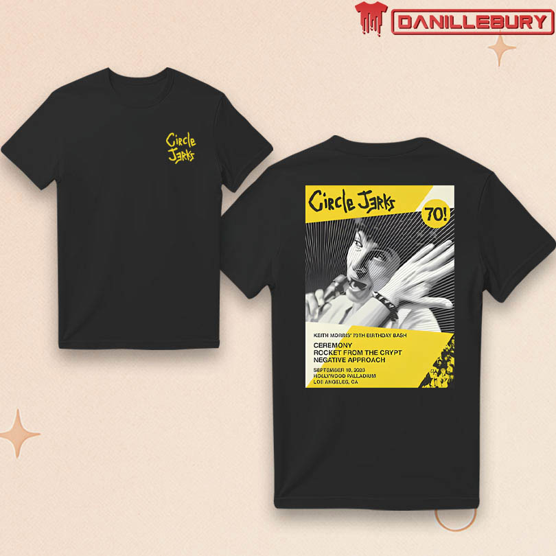Circle Jerks Los Angeles CA 9 19 25 Tour Shirt