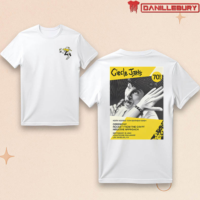 Circle Jerks Merch Los Angeles CA 25 Tee