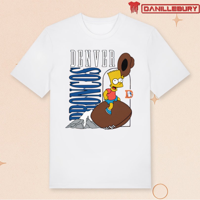Denver Broncos Homage x The Simpsons T-Shirt