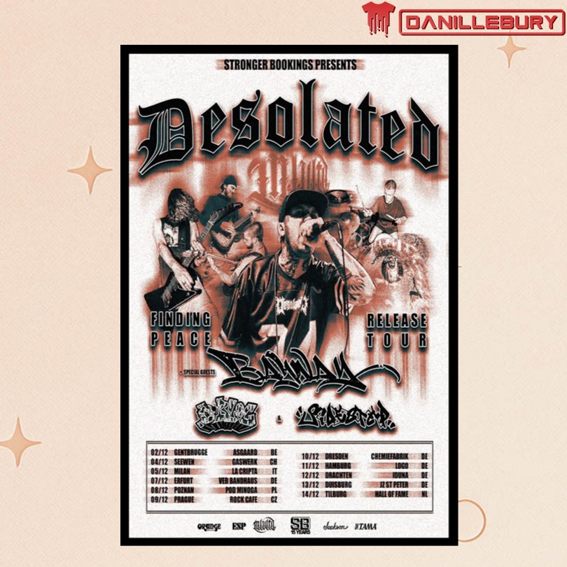 Desolated Release Tour Poster
