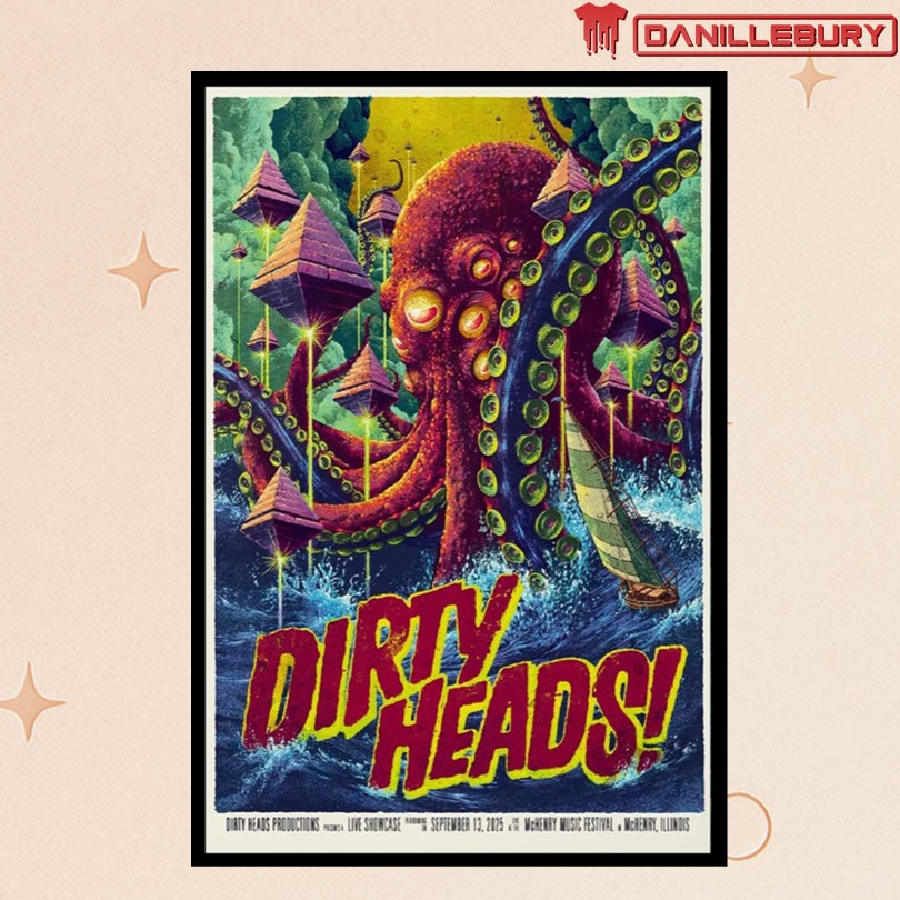 Dirty Heads Sept 13 2025 McHenry Music Festival McHenry IL Poster