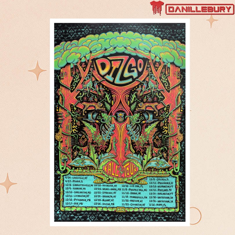 DIZGO Fall Tour 2025 Concert Poster