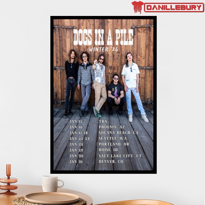 Dogs In A Pile US Tour 2026 Poster - Image 2