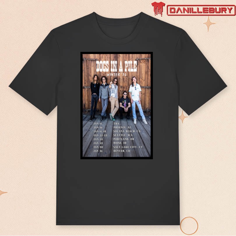 Dogs In A Pile US Tour 2026 Poster - Image 3