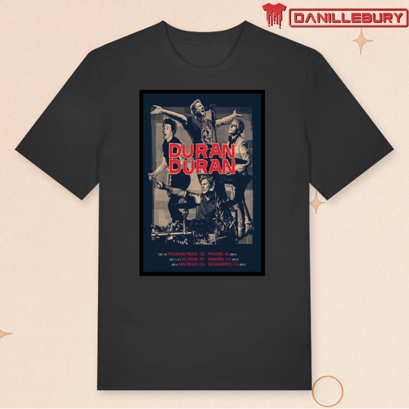Duran Duran Dec 30 2025 - Jan 9 2026 Show Poster - Image 3