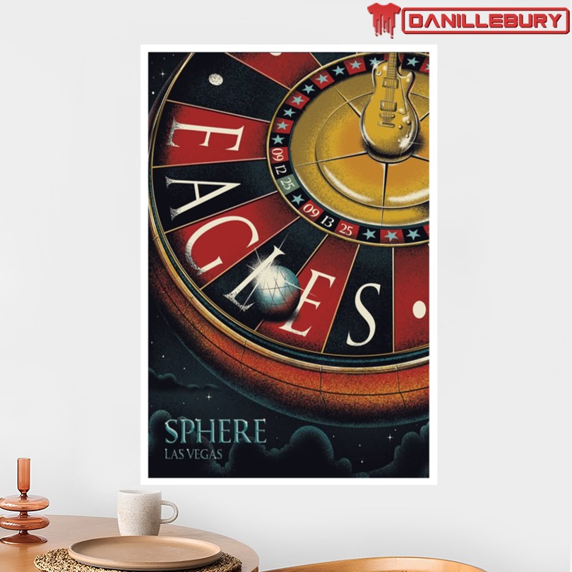 Eagles Las Vegas NV 09 13 25 Tour Poster - Image 2