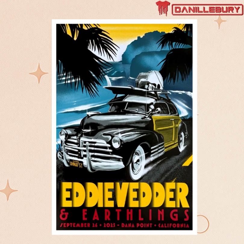 Eddie Vedder Ohana Fest California 2025 Poster