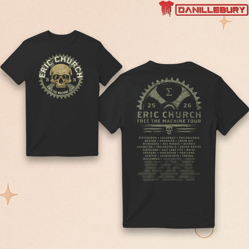 Eric Church Free The Machine Tour 2025-2026 Merch