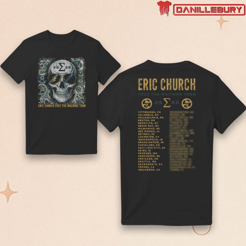 Eric Church Free The Machine Tour Merch