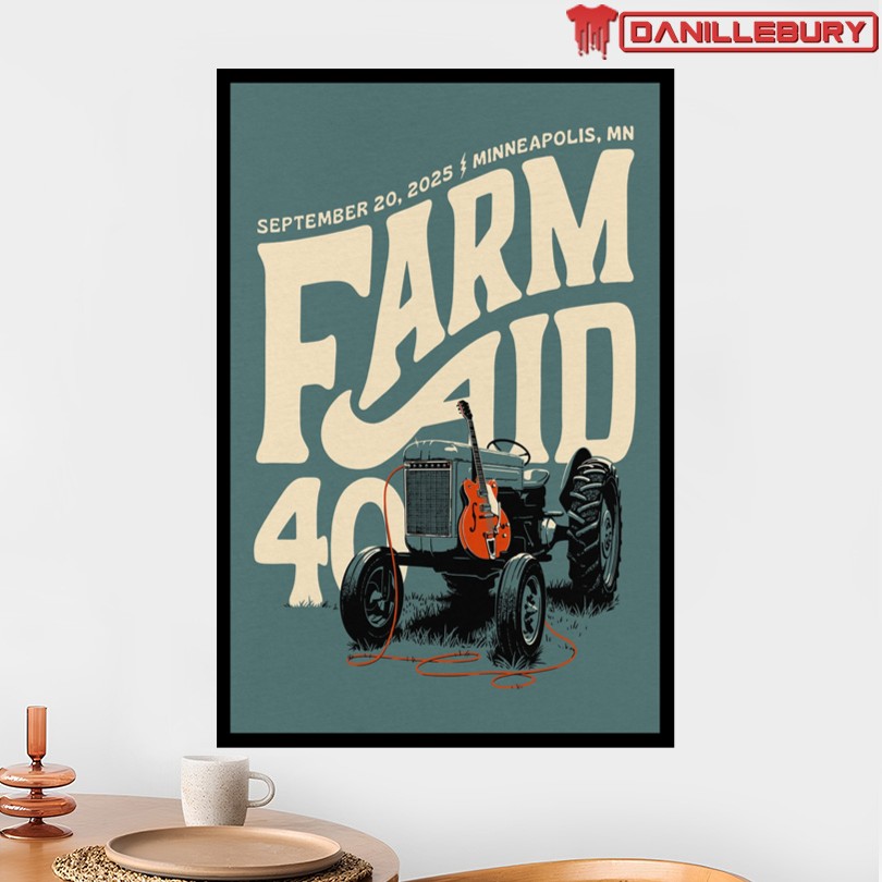 Farm Aid 40 Minneapolis Minnesota September 20 2025 Event Poster - Image 2
