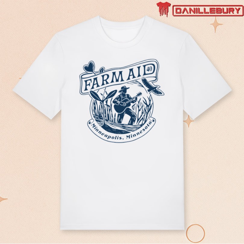 Farm Aid 40 Rice Harvester T-Shirt