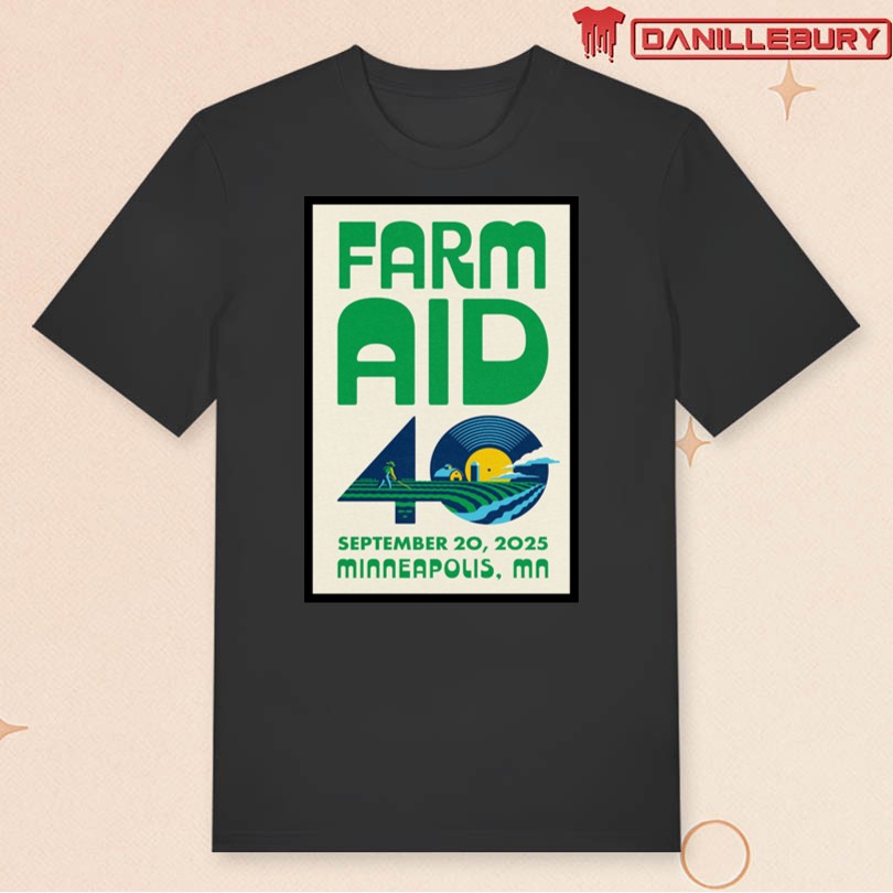 Farm Aid 40 September 20 2025 Minneapolis Concert Poster - Image 3