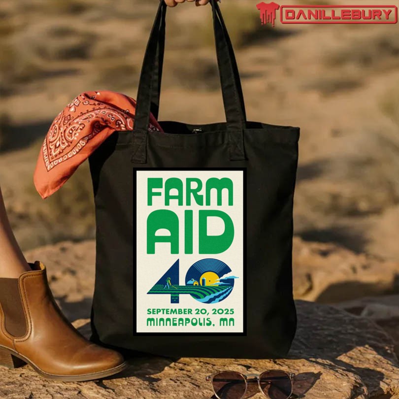 Farm Aid 40 September 20 2025 Minneapolis Concert Poster - Image 4