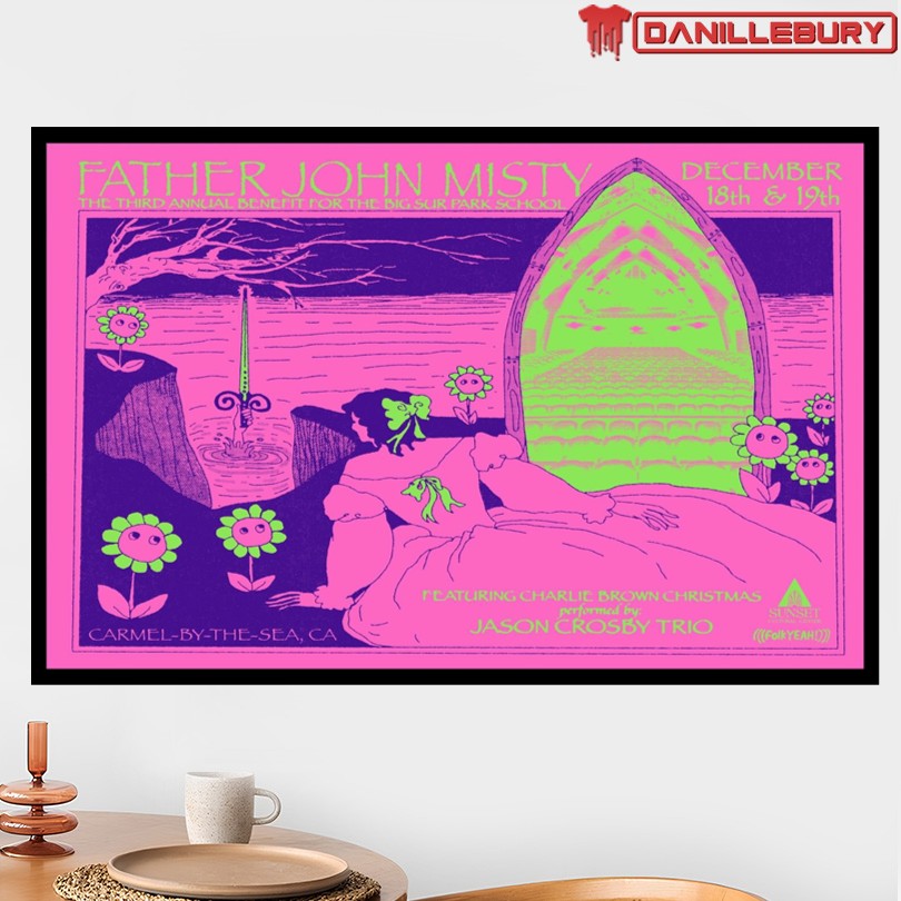 Father John Misty Carmel By The Sea California 2025 Poster - Image 2