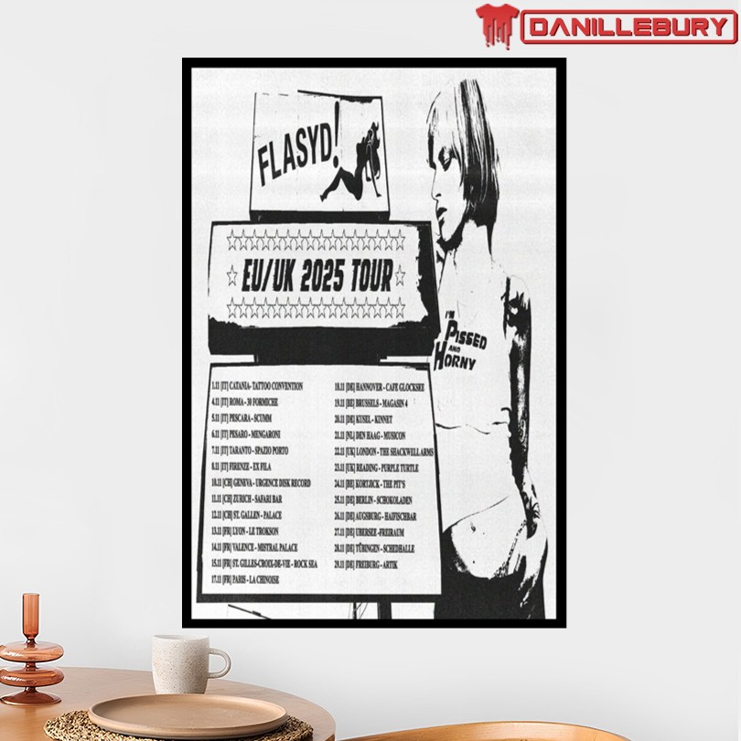 FLASYD EU UK 2025 Tour Poster - Image 2