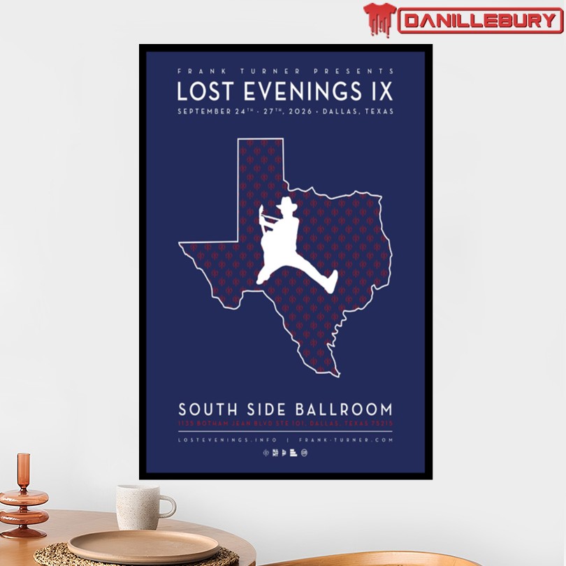 Frank Turner Lost Evenings IX Poster - Image 2