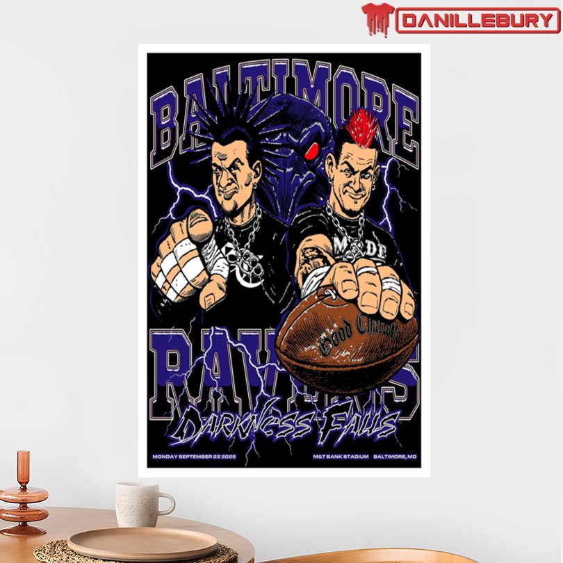 Good Charlotte Darkness Falls Tour Baltimore Poster - Image 2