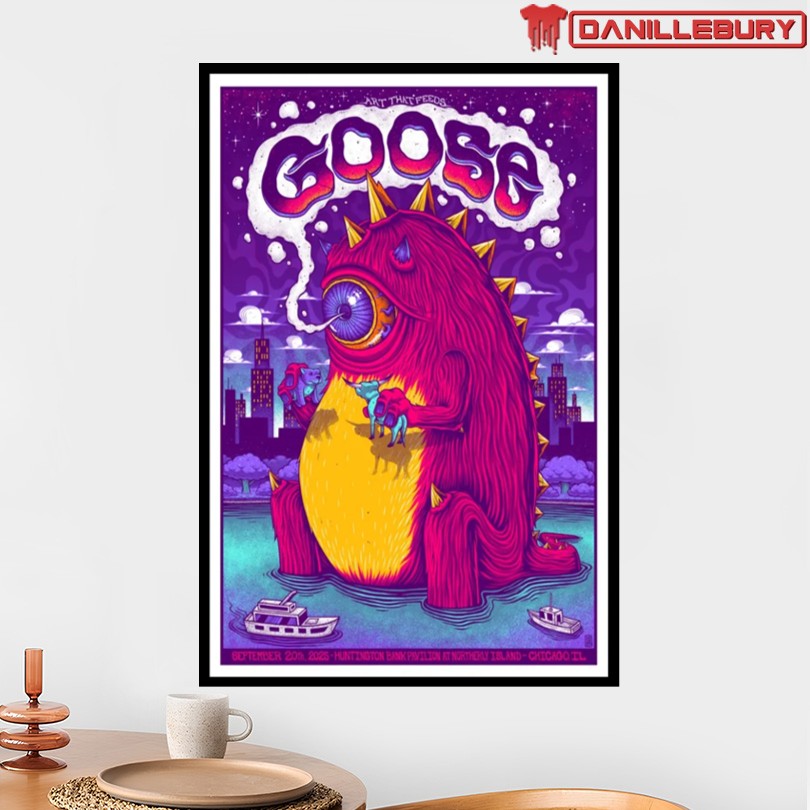 Goose Huntington Bank Pavilion At Northerly Island Sept 20 2025 Poster - Image 2