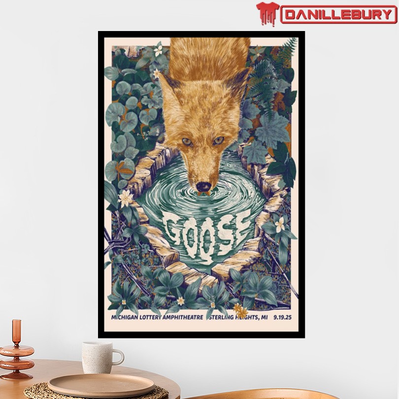 Goose Michigan Lottery Amphitheatre September 19 2025 Poster - Image 2