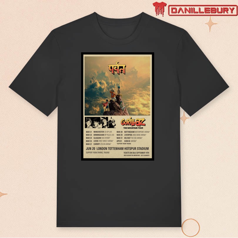 Gorillaz The Mountain Tour UK & Ireland Arenas 2026 Poster - Image 3