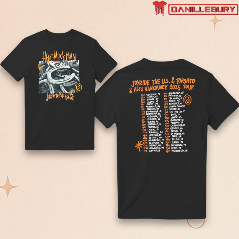 Heart Attack Man Joyride the Pale Horse Tour 2025 Merch