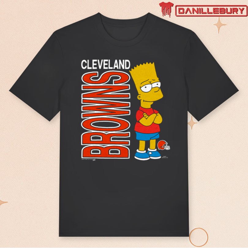 Homage x The Simpsons Brown Cleveland Shirt