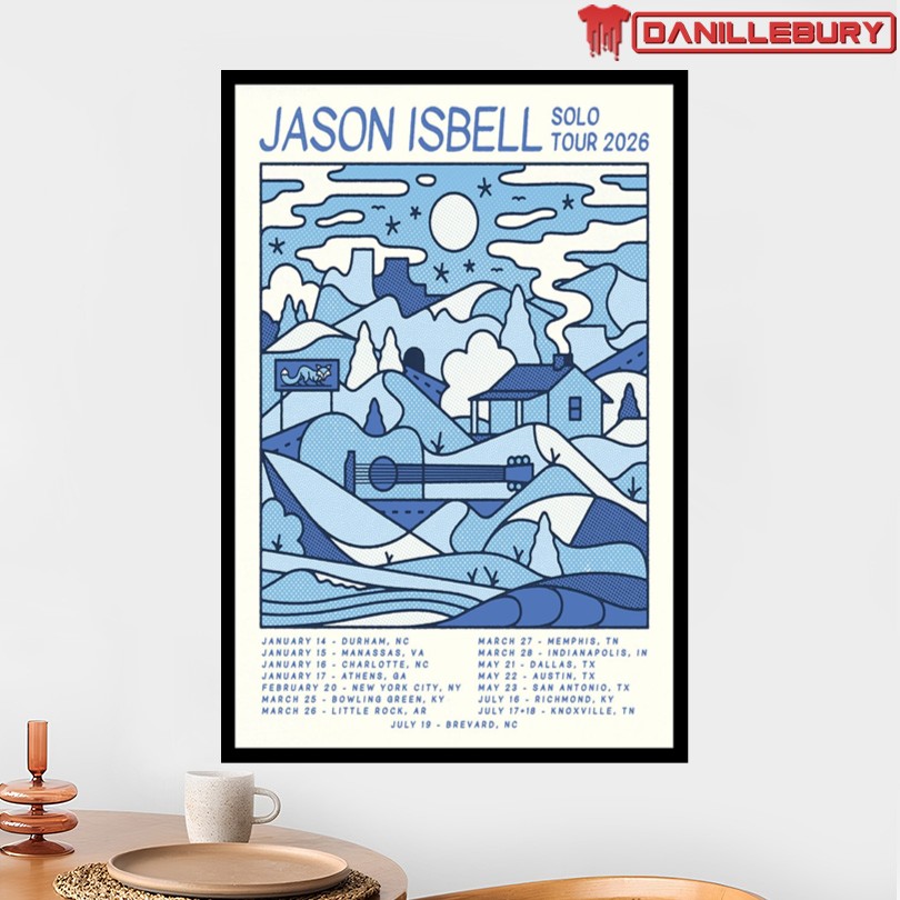 Jason Isbell American Music Solo Tour Poster - Image 2