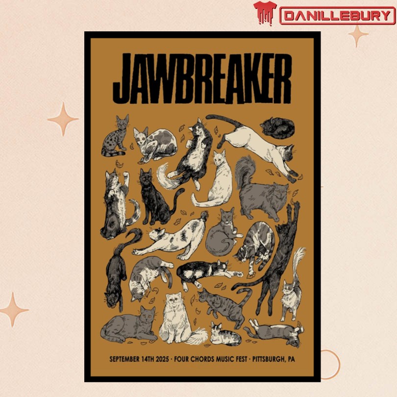 Jawbreaker Sept 14 2025 Pittsburgh PA Event Poster