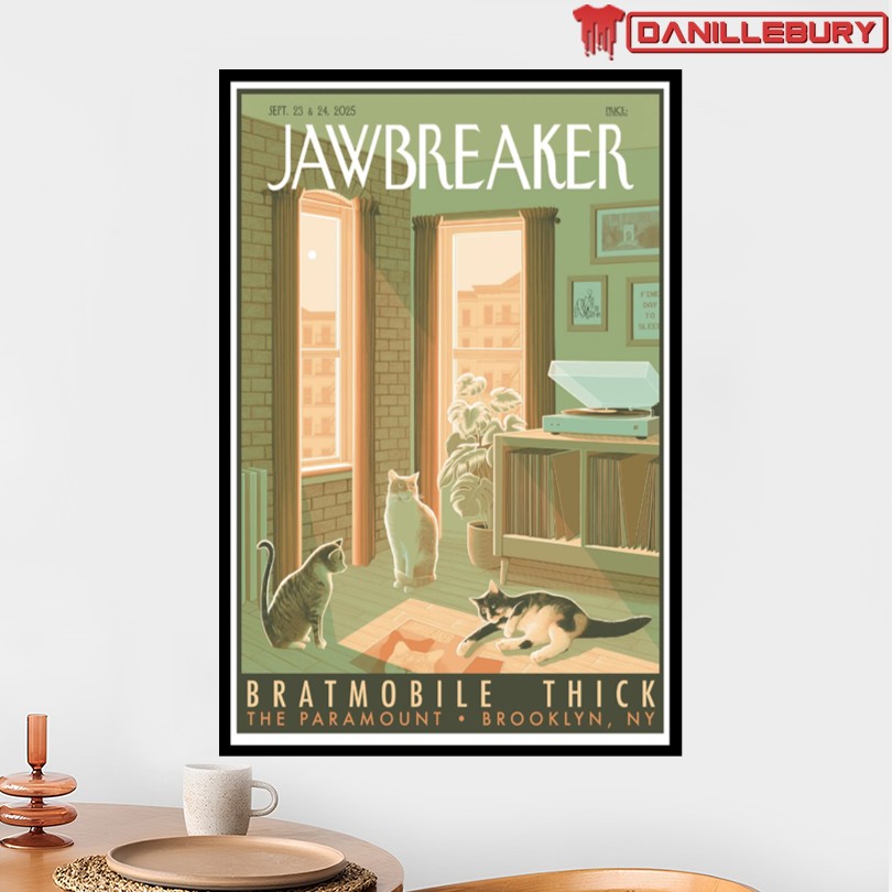 Jawbreaker September 23 2025 Brooklyn NY Poster - Image 2
