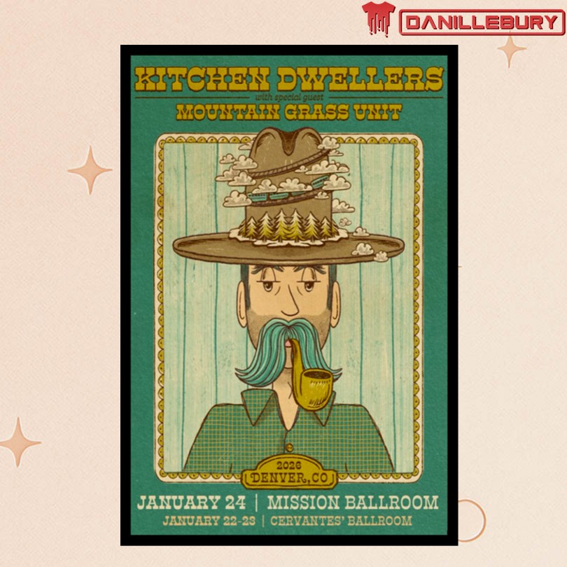 Kitchen Dwellers January 2026 Denver CO Poster