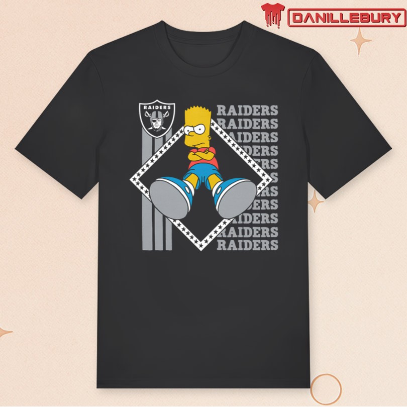 Las Vegas Raiders Homage x The Simpsons T-Shirt