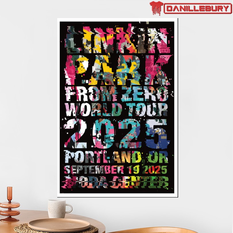 Linkin Park Tour Portland 2025 Poster - Image 2