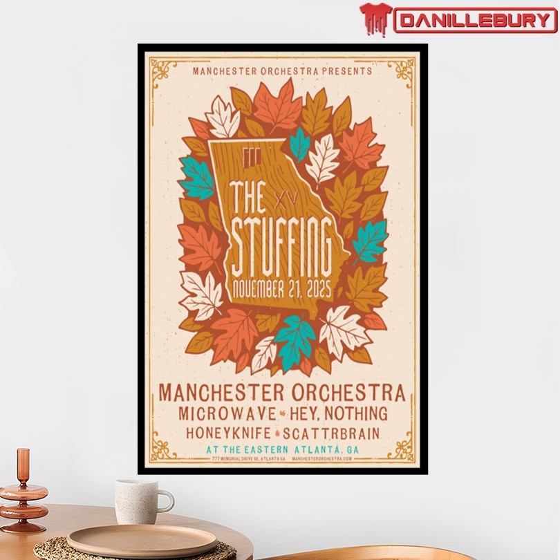 Manchester Orchestra November 21 2025 The Eastern Atlanta Poster - Image 2