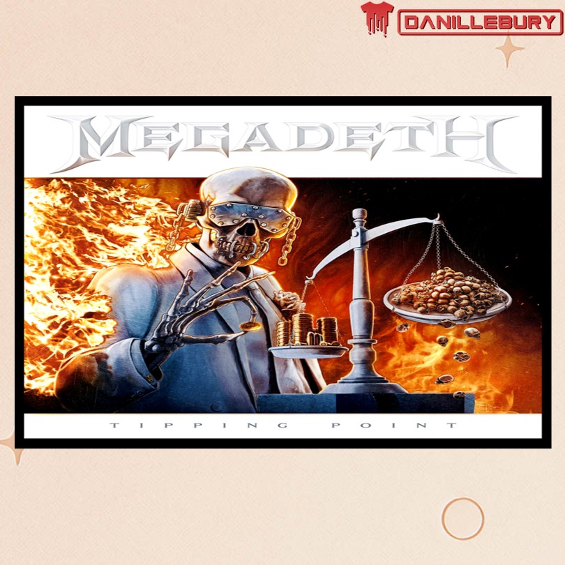 Megadeth Tipping Point Poster